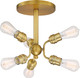Faraday Six Light Semi Flush Mount (60-6926)