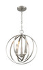 Nuvo Lighting - 60-7047 - Three Light Pendant - Pendleton - Brushed Nickel