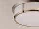 Rogue E26 Three Light Flush Mount (10270WTSN)