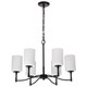 Nuvo Lighting - 60-8216 - Six Light Chandelier - Liam - Matte Black
