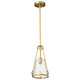 Nuvo Lighting - 60-8265 - One Light Pendant - Valentine - Vintage Brass