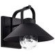 Nuvo Lighting - 60-8541 - One Light Outdoor Wall Lantern - Ridge - Black