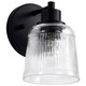 Nuvo Lighting - 60-8601 - One Light Vanity - Grayson - Matte Black