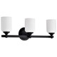 Nuvo Lighting - 60-8643 - Three Light Vanity - Solara - Matte Black