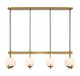Abella Eight Light Linear Chandelier (V6-L1-1347-8-322)