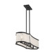 Parkside Five Light Linear Chandelier (V6-L1-2902-5-89)