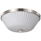 Nuvo Lighting - 60-8735 - Three Light Flush Mount - Royale - Brushed Nickel