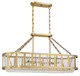 Mancini Six Light Linear Chandelier (V6-L1-3200-6-322)