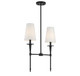 Trundle Two Light Linear Chandelier (V6-L1-5607-2-89)