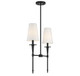 Trundle Two Light Linear Chandelier (V6-L1-5607-2-89)
