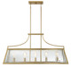 Elias Five Light Linear Chandelier (V6-L1-6841-5-322)