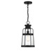 Lighting One E - V6-L5-2943-BK - One Light Outdoor Hanging Lantern - Quinton - Matte Black