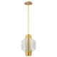 Nuvo Lighting - 62-2413 - LED Pendant - Idris - Vintage Brass