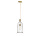 Lighting One E - V6-L7-4801-1-322 - One Light Pendant - Adair - Warm Brass