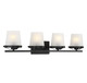 Klein Four Light Bathroom Vanity (V6-L8-5250-4-BK)