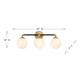 Dresden Three Light Bathroom Vanity (V6-L8-9604-3-143)