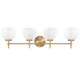 Hannah Four Light Bathroom Vanity (V6-L8-9621-4-322)