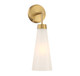 Lighting One E - V6-L9-6085-1-322 - One Light Wall Sconce - Brevard - Warm Brass