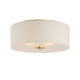 Maxim - 10010OMNAB - Three Light Flush Mount - Bongo - Natural Aged Brass