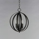 Provident Three Light Chandelier (10030BK)