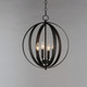 Provident Four Light Chandelier (10031BK)