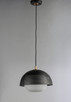 Perf One Light Pendant (10082WTBKSBR)