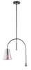 Maxim - 10086BKSN - One Light Pendant - Filter - Black / Satin Nickel