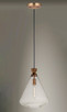 Abbott One Light Pendant (10101CLWOAB)