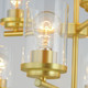 Corona Nine Light Chandelier (10206CLSBR)