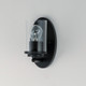 Corona One Light Wall Sconce (10211CLBK)