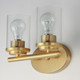 Corona Two Light Bath Vanity (10212CLSBR)
