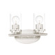 Maxim - 10212CLSN - Two Light Bath Vanity - Corona - Satin Nickel