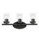 Maxim - 10213CLBK - Three Light Bath Vanity - Corona - Black
