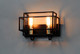 Liner Two Light Bath Vanity (10242BKSBR)