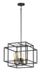 Liner Four Light Pendant (10247BKSBR)