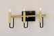 Sullivan Three Light Bath Vanity (10253BKGLD)