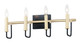 Maxim - 10254BKGLD - Four Light Wall Sconce - Sullivan - Black / Gold