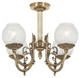 Metropolitan - N801904 - Four Light Semi Flush Mount - Metropolitan Family - Antique Classic Brass