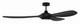 Craftmade - EVY72FB3-NWF - 72 Ceiling Fan - Envy 72 Ceiling Fan Damp Rated no Wifi - Flat Black