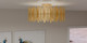 Liza Four Light Semi Flush Mount (LIZ1720GFL)