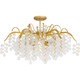 Maple Six Light Semi-Flush Mount (MAP1728GFL)