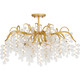 Maple Six Light Semi-Flush Mount (MAP1728GFL)