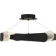 Saffron LED Semi-Flush Mount (PCSAF1724MBK)