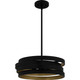 Quoizel - QP6223MBK - Three Light Pendant - Quoizel Pendant - Matte Black