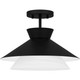 Quoizel Semi-Flush Mount One Light Semi Flush Mount (QSF6171MBK)