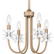 Remy Four Light Chandelier (REY5016BGD)