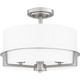 Quoizel - SEY1715BN - Three Light Semi Flush Mount - Seymour - Brushed Nickel