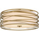 Quoizel - SPL1720LG - Three Light Semi Flush Mount - Spiral - Light Gold