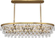 Robert Abbey - 1007 - Eight Light Chandelier - Bling - Antique Brass
