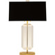 Robert Abbey - 1196B - Two Light Table Lamp - Jacqueline - Modern Brass w/Clear Crystal